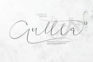 Aullia Script Font for Handmade & Printable Creations