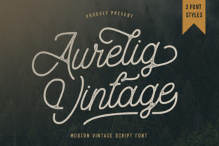 Aurelig Vintage Font for Polished Branding