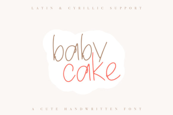 Baby Cake Font for Web Design Projects