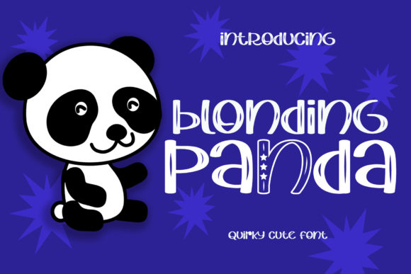Blonding Panda: A Whimsical Font for Digital Branding
