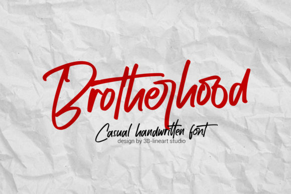 Brotherhood Font for Bold and Playful Campaigns