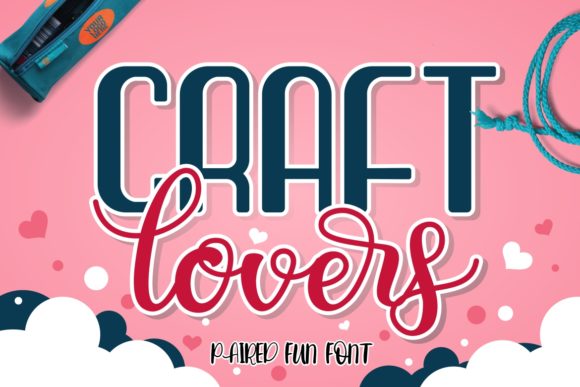 Craft Lovers Font for Editorial Design