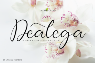 Dealega: A Handwritten Font for Modern Marketing