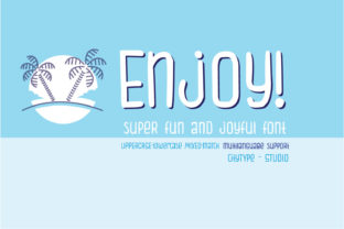 Enjoy Font for Web Design and Brand Identity