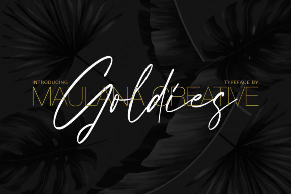Goldies Signature: A Script Font That Makes Your Campaign Stand Out