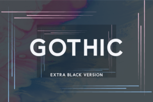 Gothic Extra Black for Modern Editorial Design
