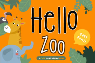 Hello Zoo Handwritten Font for Editorial Design