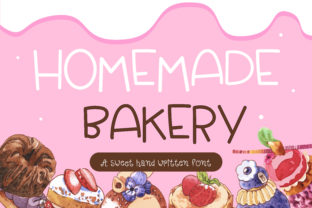 Homemade Bakery Font for Web Design Projects