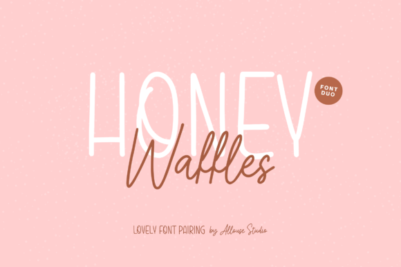 Honey Waffles Duo: A Font That Elevates Brand Design