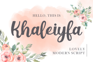 Khaleiyfa: A Script Font That Elevates Handmade Creations