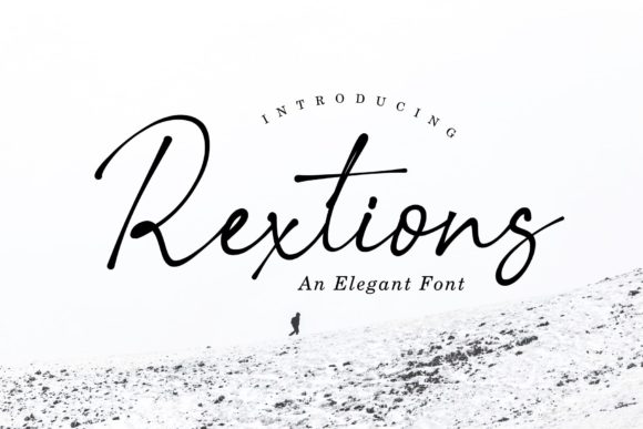 Rextions: A Script Font with Editorial Grace