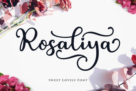 Rosaliya Script Font for Handmade Creations