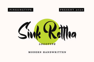 Sink Rettha: A Playful Script Font for Editorial Design