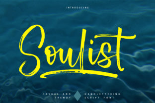 Soulist: A Playful Handwritten Font for Craft Creations