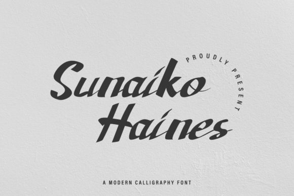 Sunaiko Haines Font for Digital Marketing