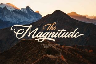 The Magnitude: A Vintage Script Font That Cuts Through the Feed